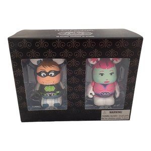 Disney 3" Vinylmation Urban 2012 SDCC Comic Con Boy & Girl SuperHero Set LE 2000